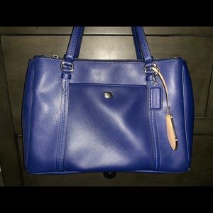 Authentic Coach beautiful cobalt blue